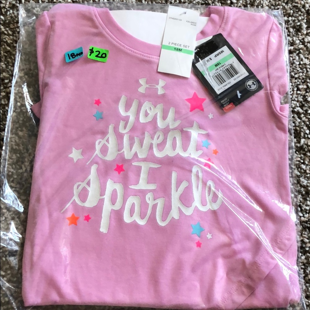 Under Armor Toddler Girl 2Pc Set